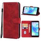 For Doogee X97 Pro Leather Phone Case(Red) - 1