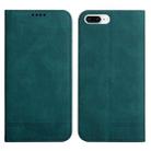 Strong Magnetic Leather Case For iPhone 8 Plus / 7 Plus(Green) - 1
