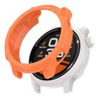 For COROS Pace 2 Armor Hollow TPU Watch Case(Orange) - 1