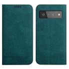 For Google Pixel 6 Pro Strong Magnetic Leather Case(Green) - 1
