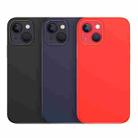 For iPhone 14 Plus hoco Pure Series Liquid Silicone Phone Case (Red) - 2