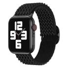 Wave Nylon Watch Band For Apple Watch Ultra 49mm / Series 8&7 45mm / SE 2&6&SE&5&4 44mm / 3&2&1 42mm(Black) - 1