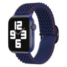 Wave Nylon Watch Band For Apple Watch Ultra 49mm&Watch Ultra 2 49mm / Series 9&8&7 45mm / SE 3&SE 2&6&SE&5&4 44mm / 3&2&1 42mm(Navy Blue) - 1