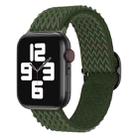 Wave Nylon Watch Band For Apple Watch Ultra 49mm / Series 8&7 45mm / SE 2&6&SE&5&4 44mm / 3&2&1 42mm(Army Green) - 1