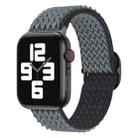 Wave Nylon Watch Band For Apple Watch Series 9&8&7 41mm / SE 3&SE 2&6&SE&5&4 40mm / 3&2&1 38mm(Grey) - 1