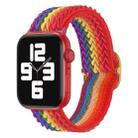 Wave Nylon Watch Band For Apple Watch Series 9&8&7 41mm / SE 3&SE 2&6&SE&5&4 40mm / 3&2&1 38mm(Rainbow) - 1