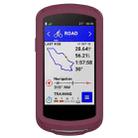 For Garmin Edge 1040 Full Back Cover Stopwatch Silicone Case(Wine Red) - 1