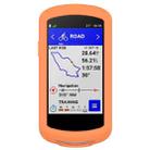 For Garmin Edge 1040 Full Back Cover Stopwatch Silicone Case(Orange) - 1