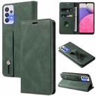 For Samsung Galaxy A33 Wristband Magnetic Leather Phone Case(Green) - 1