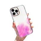 For iPhone 11 Gold Halo Marble Pattern Phone Case (Purple) - 1