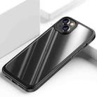 For iPhone 14 Plus Shockproof TPU + PC Phone Case (Black) - 1