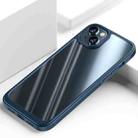 For iPhone 14 Plus Shockproof TPU + PC Phone Case (Navy Blue) - 1