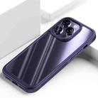 For iPhone 14 Pro Shockproof TPU + PC Phone Case(Purple) - 1