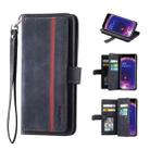 For OPPO Find X5 9 Card Slots Splicing Magnetic Leather Flip Phone Case(Black) - 1