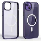 For iPhone 14 Ming Shield Series Magsafe Magnetic Phone Case (Purple) - 1