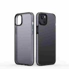 For iPhone 14 Dunjia Series TPU + PC Shockproof Phone Case (Black) - 1