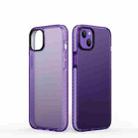 For iPhone 14 Plus Dunjia Series TPU + PC Shockproof Phone Case (Purple) - 1