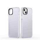 For iPhone 14 Plus Dunjia Series TPU + PC Shockproof Phone Case (White) - 1