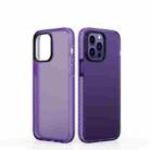 For iPhone 14 Pro Dunjia Series TPU + PC Shockproof Phone Case(Purple) - 1