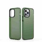 For iPhone 14 Pro Dunjia Series TPU + PC Shockproof Phone Case(Dark Green) - 1