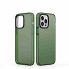 For iPhone 14 Pro Max Dunjia Series TPU + PC Shockproof Phone Case (Dark Green) - 1