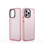 For iPhone 14 Pro Max Dunjia Series TPU + PC Shockproof Phone Case (Pink) - 1