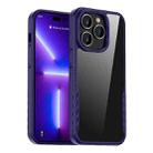 iPAKY Shockproof PC + TPU Protective Phone Case For iPhone 14 Pro Max(Purple) - 1