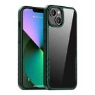 For iPhone 14 iPAKY Shockproof PC + TPU Protective Phone Case (Green) - 1