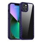 For iPhone 14 iPAKY Shockproof PC + TPU Protective Phone Case (Purple) - 1