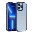 iPAKY Shockproof PC + TPU Protective Phone Case For iPhone 14 Pro Max(Blue) - 1