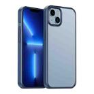 For iPhone 14 iPAKY Shockproof PC + TPU Protective Phone Case (Blue) - 1