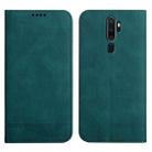 For OPPO A5 2020 Strong Magnetic Leather Case(Green) - 1