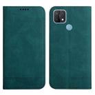 For OPPO A15 / A15s Strong Magnetic Leather Case(Green) - 1