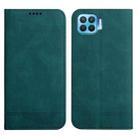 For OPPO A93 4G / F17 Pro Strong Magnetic Leather Case(Green) - 1