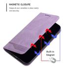 For OPPO A94 4G Strong Magnetic Leather Case(Purple) - 5