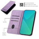 For OPPO A94 4G Strong Magnetic Leather Case(Purple) - 6