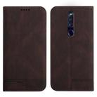 For OPPO F11 Pro Strong Magnetic Leather Case(Brown) - 1