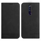 For OPPO F11 Pro Strong Magnetic Leather Case(Black) - 1