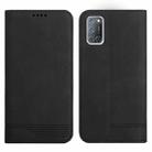 For OPPO A52 / A72 / A92 Strong Magnetic Leather Case(Black) - 1