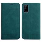 For Realme 7 5G Strong Magnetic Leather Case(Green) - 1