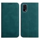 For Realme 7 Pro Strong Magnetic Leather Case(Green) - 1