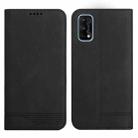 For Realme 7 Pro Strong Magnetic Leather Case(Black) - 1