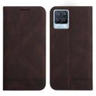 For Realme 8 4G / 8 Pro Strong Magnetic Leather Case(Brown) - 1