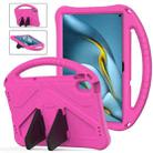 For Huawei MatePad Pro 10.8 2021 EVA Shockproof Tablet Case with Holder(Rose Red) - 1