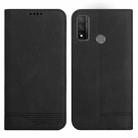 For Huawei P Smart 2020 Strong Magnetic Leather Case(Black) - 1