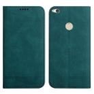 For Huawei P8 Lite Strong Magnetic Leather Case(Green) - 1