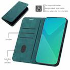 For Huawei P20 Lite Strong Magnetic Leather Case(Green) - 6