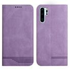 For Huawei P30 Pro Strong Magnetic Leather Case(Purple) - 1