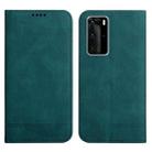 For Huawei P40 Pro Strong Magnetic Leather Case(Green) - 1