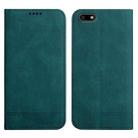 For Huawei Y5 2018 Strong Magnetic Leather Case(Green) - 1